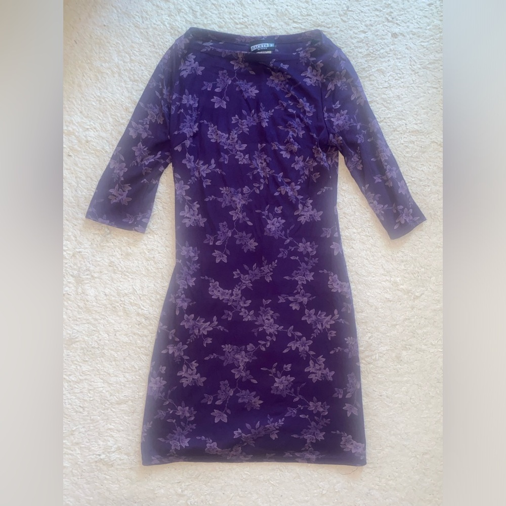 Vtg floral dress